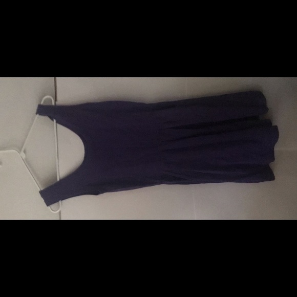 St John Knit Purple Jumper Jumpsuit sz 6 Sleeveless Knee Length Jumpsuit Summer - Picture 1 of 16